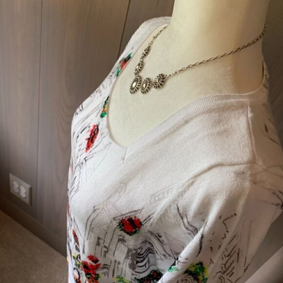 JOSEPH A. Square Neck Sweater La Bohème M *NWT* - Picture 4 of 9